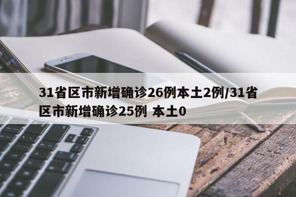 31省区市新增确诊26例本土2例/31省区市新增确诊25例 本土0